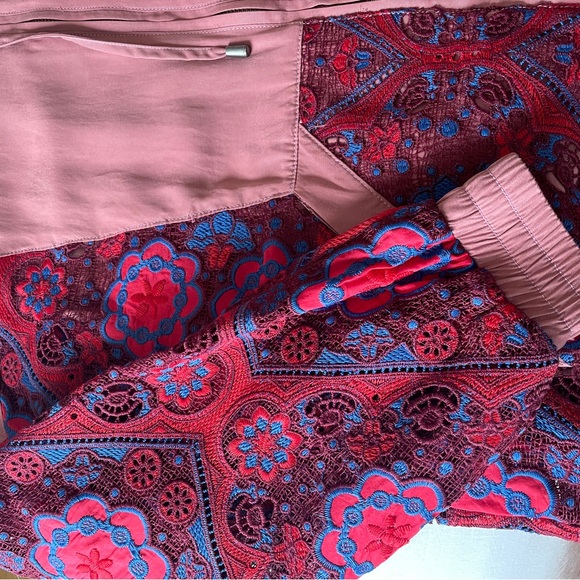 Free People zip up jacket with lace - Picture 8 of 10